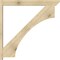 Ekena Millwork Westlake Slat Rough Sawn Outlooker, Douglas Fir, 6"W x 46"D x 46"H OUT06X46X46WTL06RDF - alternate 3
